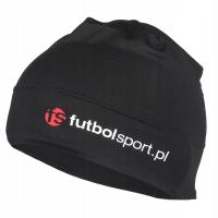 Czapka treningowa futbolsport czarna czarny one size