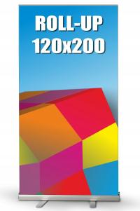 Roll-up Rollup 120 cm wydruk, ścianka reklamowa EKSPRES