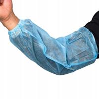 Zarękawek zarękawki jednorazowe włókninowe niebieskie ochronne ATEST 100szt