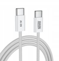 Kabel Newell USB-C - USB-C 60 W - 2 m, biały