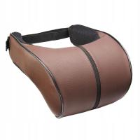 Poduszka pod szyję do samochodu Poduszka szyjna do samochodu Oddychająca, uniwersalna w kolorze brązowo-czarnym