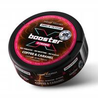 Энергетические пакеты X-BOOSTER COFFEE CARAMEL 40 мг без сахара