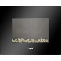 Kominek elektryczny ścienny funkcja grzewcza czarny Qlima EFE 2018 (NK)