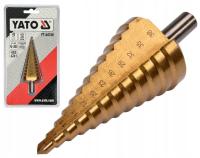 YATO HSS МНОГОСТУПЕНЧАТАЯ КОНИЧЕСКАЯ ДРЕЛЬ 6 - 38 ММ НИТРИД ТИТАНА YT-44740