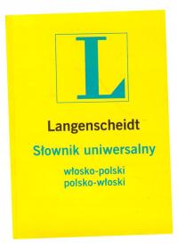 LANGENSCHEIDT SŁOWNIK UNIWERSALNY WŁOS-POL POL-WŁOS. OPRAWA FLEXI IWONA TER