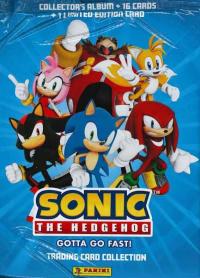 PANINI Sonic the Hedgehog стартовый набор-альбом, 16 коллекционных карточек