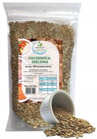 SOCZEWICA ZIELONA 1kg Naturalna wysoka jakość 1000g