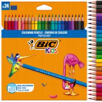BIC Kids TROPICOLORS карандашные карандаши прочные для детей безопасные x24