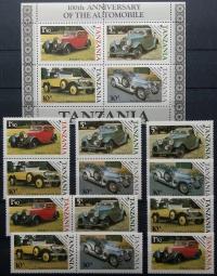 Танзания автомобили блок серии комбинации * * P3