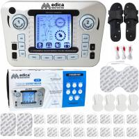 ЭЛЕКТРОСТИМУЛЯТОР МЫШЦ МАССАЖЕР ДЕСЯТКИ EMS ЭЛЕКТРОДЫ БАТАРЕИ КОМПЛЕКТ XXL