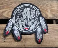 Wilk Łapacz Snów Wolf Indianin USA naszywka patch badge