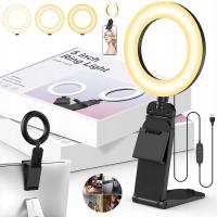 LAMPA PIERŚCIENIOWA 60 LED MAŁY WYPEŁNIJ ŚWIATŁO DO TELEFONU KOMPUTER WIDEO