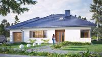 Projekt domu jednorodzinnego parterowego 142m2 