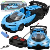 SAMOCHÓD ZDALNIE STEROWANY DŹWIĘK ŚWIATŁA AUTO NA PILOT AKUMULATOR RC MODEL