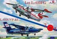 Lot L-410FG, L-410UVP-E3 Turbolet (ČSSR, Rosja) (2in1) - A-model 1471 1:144