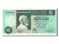 Banknot, Libia, 10 Dinars, AU(55-58)