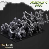 Cave Orcs with Hand Weapons x20 - Highlands Miniatures