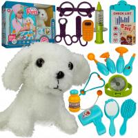 Zestaw LEKARKI DLA DZIECI Weterynarz Mały Doktor dla Zwierząt Piesek 23 el.