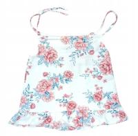 Tunika na ramiączkach Haydi kwiaty, bawełna, produkt polski