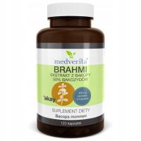 Medverita Brahmi 50% bakozydów 60 kaps. BACOPA MONNIERI, BAKOPA, ADAPTOGEN