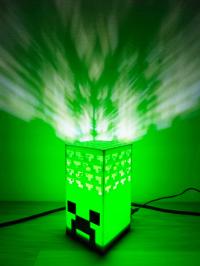 Lampka Stołowa Nocna 3D LED Minecraft Gra Gaming