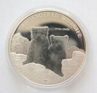 МОНГОЛИЯ 500 ТОГРОГ 2008 СНЕЖНЫЙ БАРС СНЕЖНЫЙ БАРС БИМЕТАЛЛ СЕРЕБРО