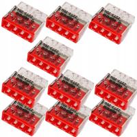 10x szybkozłączka elektryczna 4x2,5 WAGO 2273-204