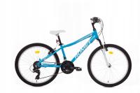 Велосипед ROMET JOLENE 24 бирюзово-розовый 13 S