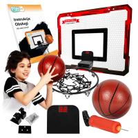 Zestaw do koszykówki dla dzieci mini kosz przenośny tablica na drzwi PLAYIO