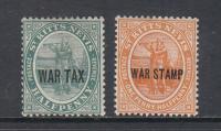 kol. ang. St. KITTS NEVIS Mi 22,23 WAR STAMP 2 x seria z 1916/1918