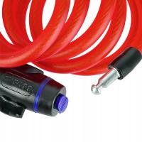 OXFORD LINKA ANTYKRADZIEŻOWA czerwona 1,8m X 12mm