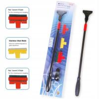 SKROBAK CZYSZCZAK 3W1 DO SZYB AKWARIUM 59-90CM TELESKOPOWY REGULOWANY