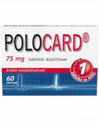 Polocard 75mg 60 tabletek choroby choroby serca i układu krążenia