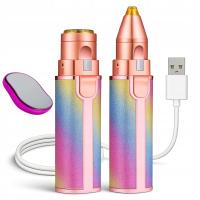 Depilator akumulatorowy mini golarka do ciała z diodą LED