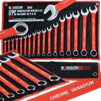 ZESTAW KOMPLET KLUCZEY PŁASKICH W GUMIE 6-32MM 17EL MATA BENSON BY BLACK