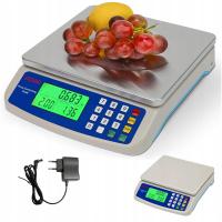 WAGA ELEKTRONICZNA KUCHENNA 30 KG LCD CYFROWA FUNKCJA TARY TRZY JEDNOSTKI