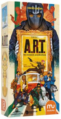 PROJEKT A.R.T. gra planszowa Na ratunek arcydziełom Muduko ART KOOPERACYJNA