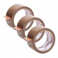 Taśma Pakowa 48/66y Brązowa PRO PAKOVA Wytrzymała 3PAK