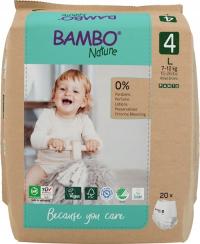 Подгузники Bambo Nature 4 (7-12 кг, 20 шт.)