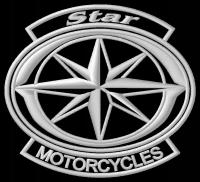 Naszywka dla fanów Yamaha Drag Star logo haftowana z termofolią 125 250 400