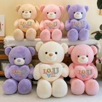 Miś pluszowy biały z sercem LOVE 120 cm prezent dekoracyjny