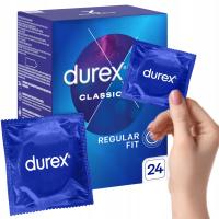 Durex Classic классические презервативы увлажненные гладкие удобные 24 штуки