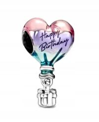 MD charms zawieszka happy birthday balon | S925