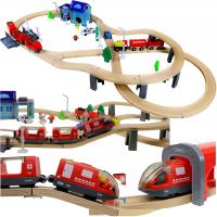 ДЕРЕВЯННАЯ ЖЕЛЕЗНАЯ ДОРОГА ТРЕК ВАГОНЫ ПОЕЗД НА БАТАРЕЙКАХ ПОЛИЦЕЙСКИЙ УЧАСТОК CIUCHCIA