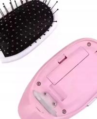 ЩЕТКА ДЛЯ ВОЛОС С ИОНИЗАЦИЕЙ, СГЛАЖИВАЮЩАЯ ПАНЕЛЬ, СВЕЧЕНИЕ, РУЧНАЯ РАБОТА