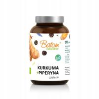 BIO KURKUMA + PIPERYNA 500mg TABLETKI 240szt BATOM