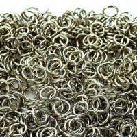 Кольчужные кольца 8 мм 1 кг кольчуга чепчик серебро