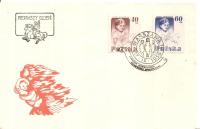 WARSZAWA -LUDWIKA WAWRZYŃSKA -koperta FDC -1956 rok