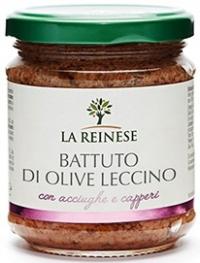 PASTA Z OLIWEK LECCINO Z ANCHOIS I KAPARAMI 180g La Reinese S.R.L.