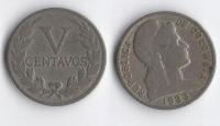 KOLUMBIA 1933 5 CENTAVOS